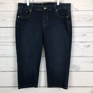 LANE BRYANT Denim Capris Size 20